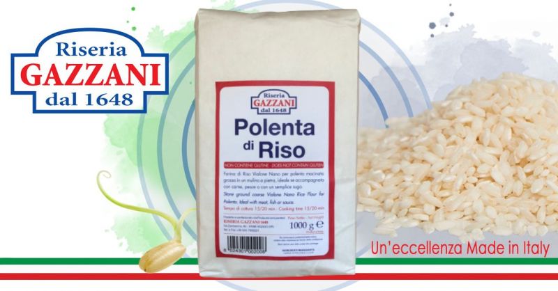 RISERIA GAZZANI - Occasione vendita online farina di riso vialone nano per polenta senza glutine
